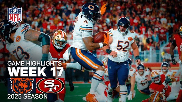 Chicago Bears vs San Francisco 49ers Game Highlights | 2025 NFL Season